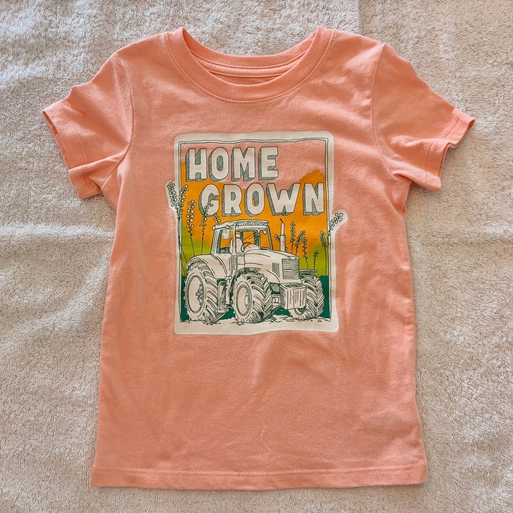 Cat & Jack 3t Home Grown Tractor tee